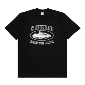 Supreme Corteiz Rules The World Tee Black