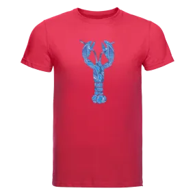 T-Shirt Big Blue Lobster Red