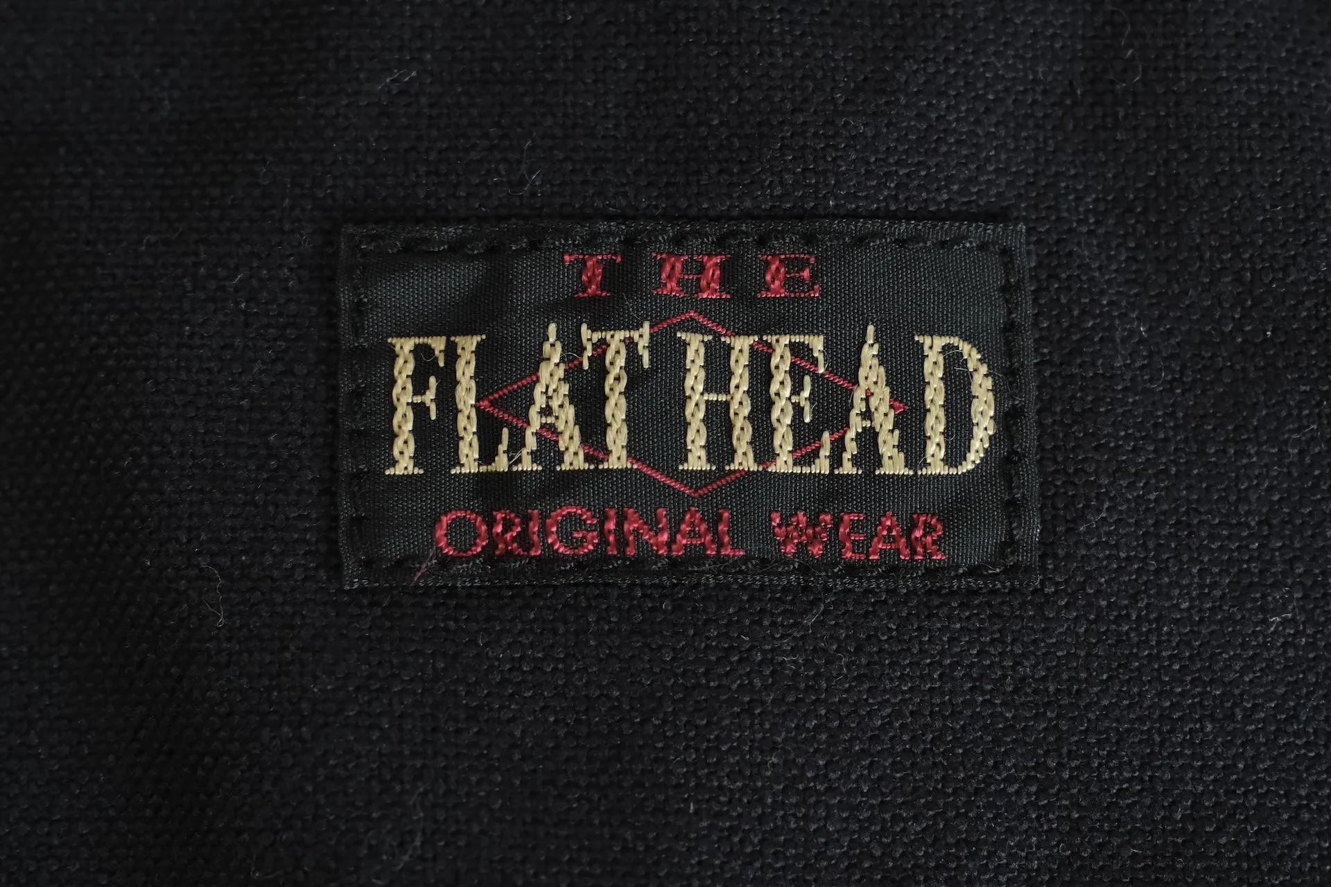 The Flat Head 11oz Duck Canvas Worker Pants (Black)
