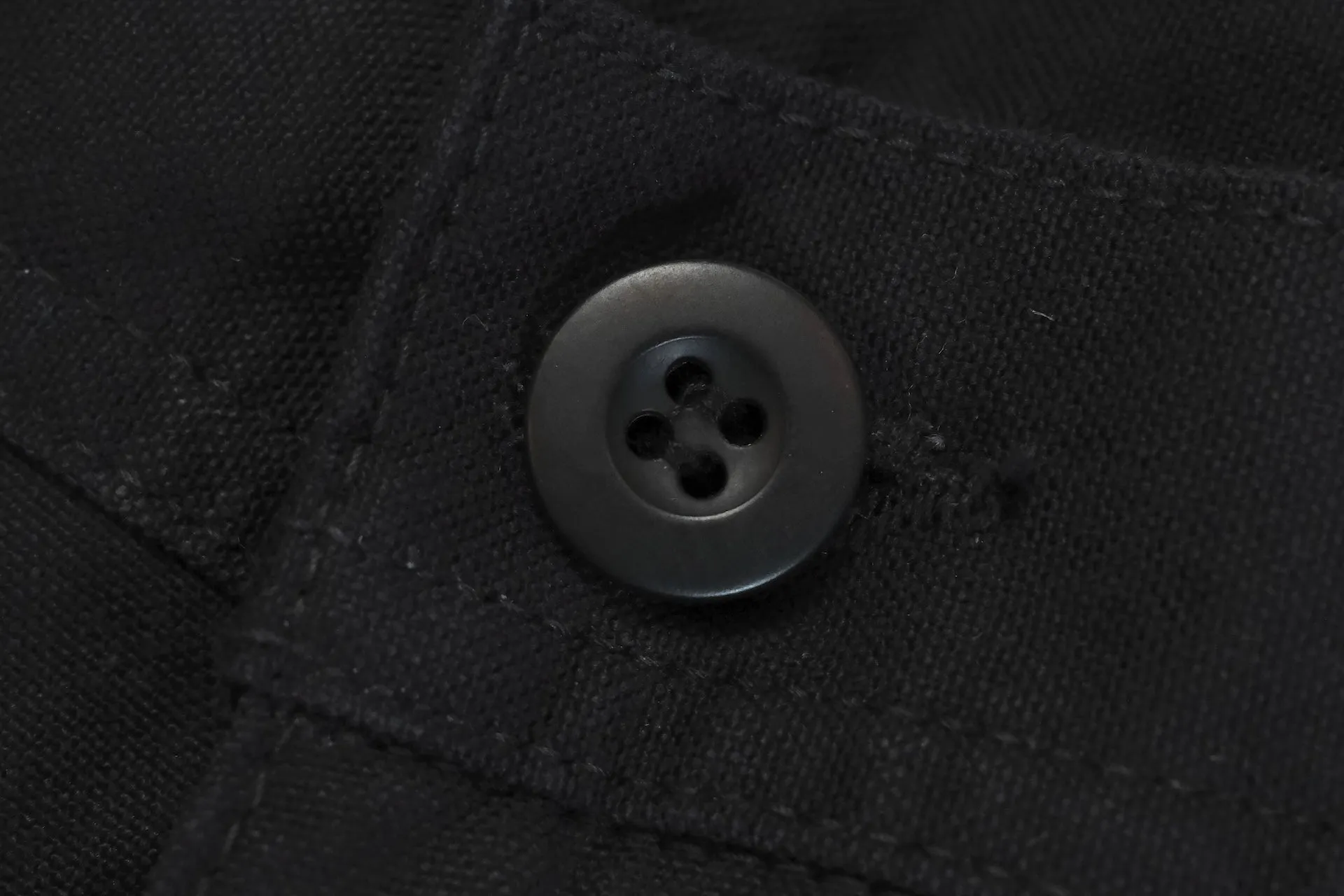 The Flat Head 11oz Duck Canvas Worker Pants (Black)