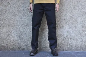 The Flat Head 11oz Duck Canvas Worker Pants (Black)
