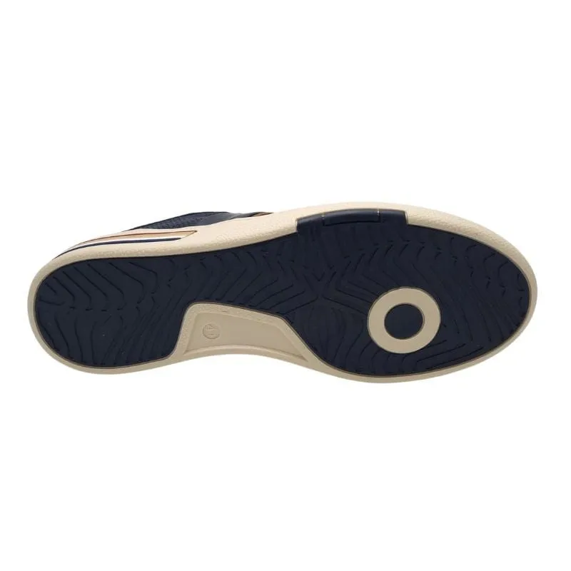 Tommy Bowe Mens Leather Navy Casual Shoe - Montoya