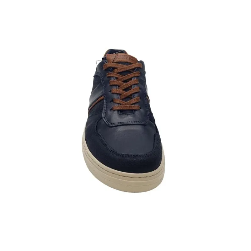 Tommy Bowe Mens Leather Navy Casual Shoe - Montoya