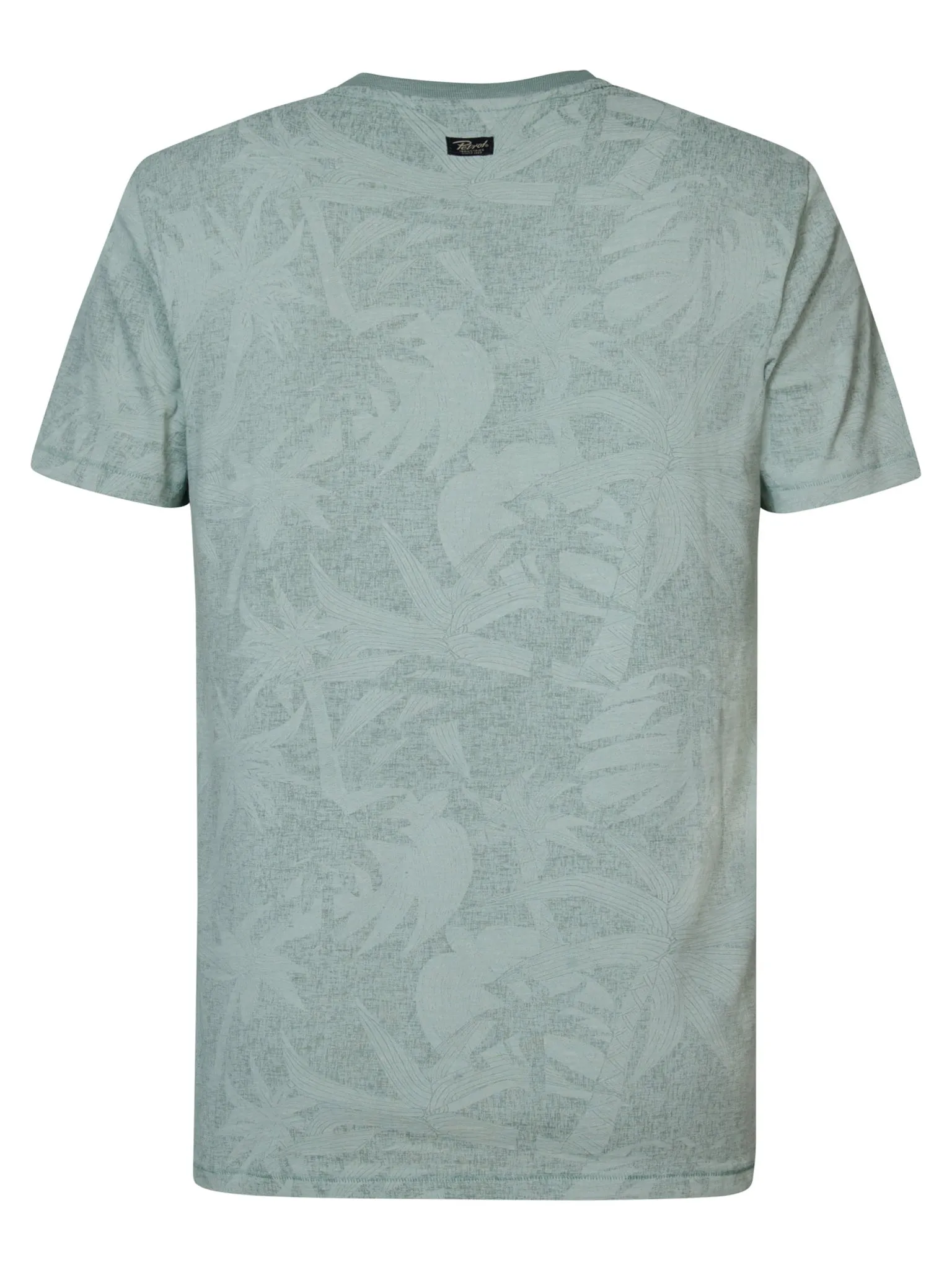 TROPISCHES T-SHIRT LOWSIDE-Petrol