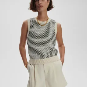 Varley Knowles Textured Knit Vest Birch