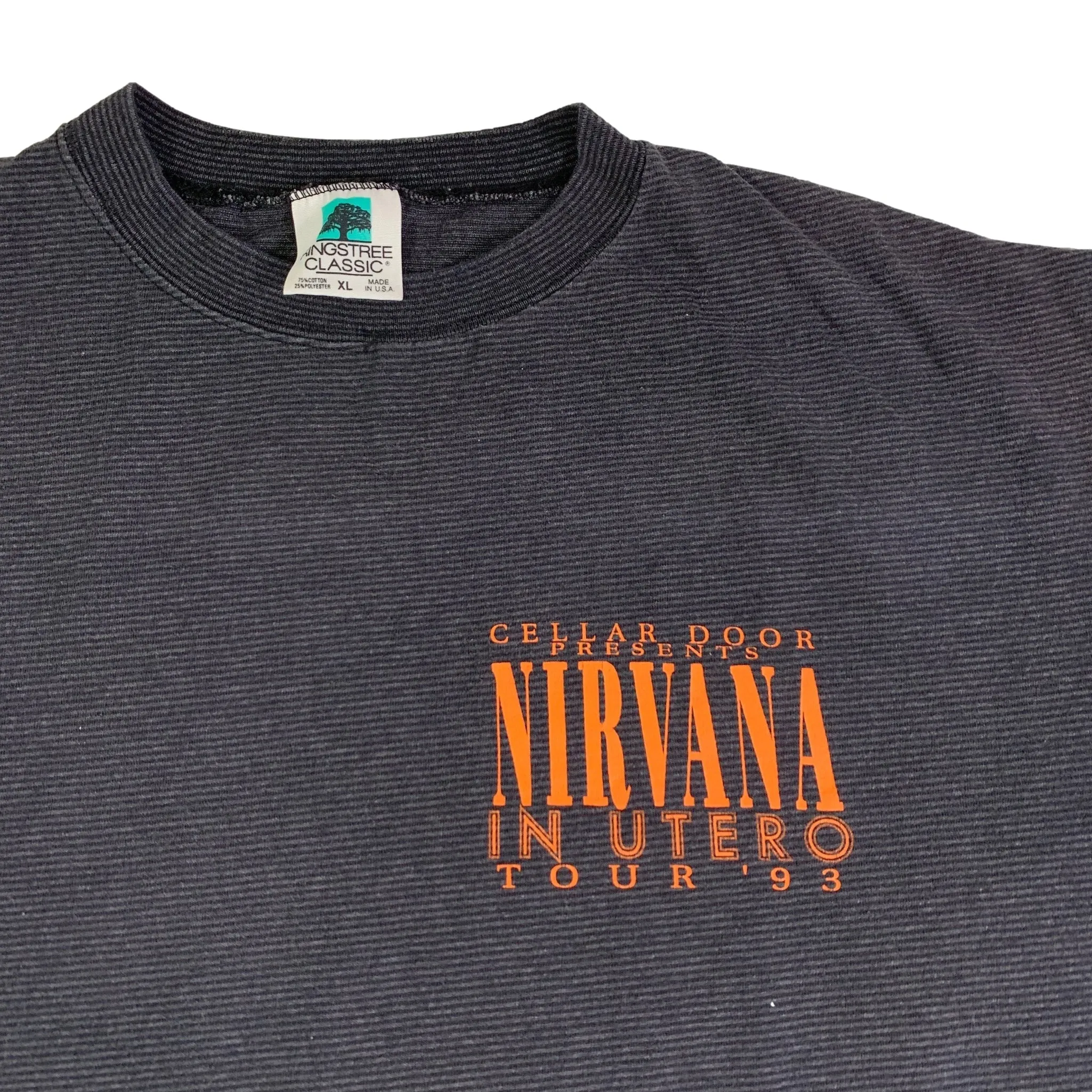 Vintage Nirvana Cellar Door "In Utero" Tour Crew T-Shirt