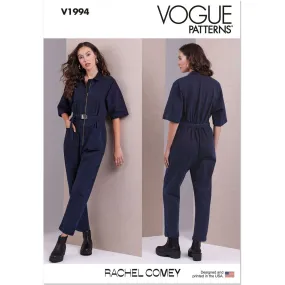 Vogue Pattern V1994 Misses' Jumpsuit by Rachel Comey