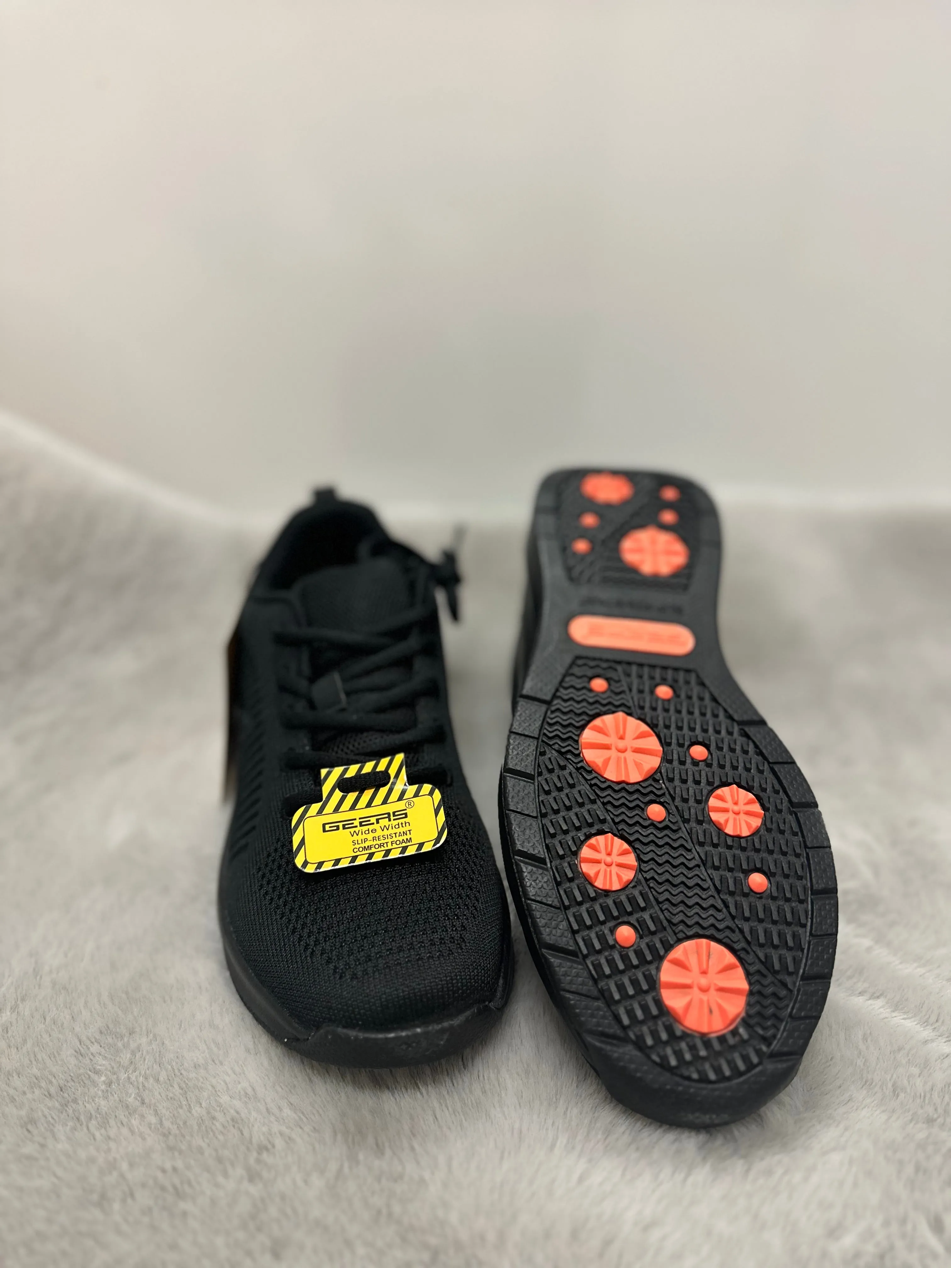 Women Shoes Slip Resistant/Black-7703W 5