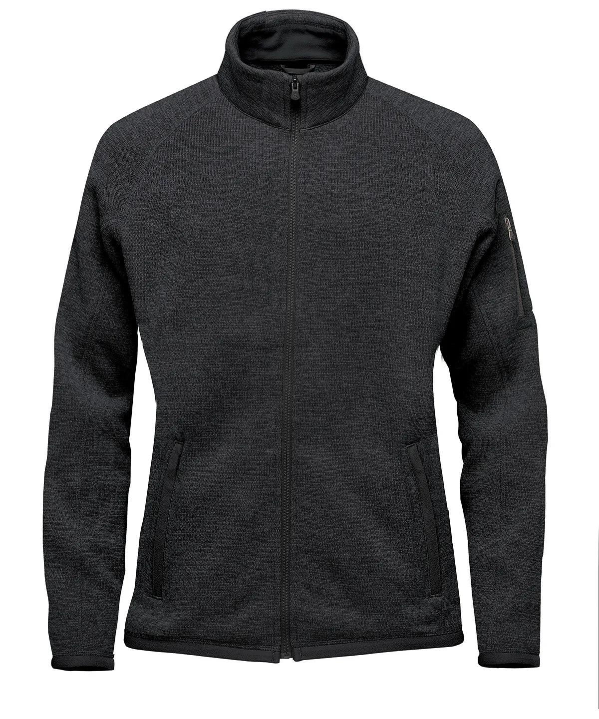 Womens Avalante full-zip fleece jacket | Black Heather