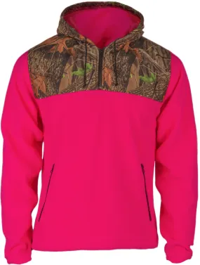 WOMEN'S CAMO C-MAX HOODED 1/4 ZIP HOODIE