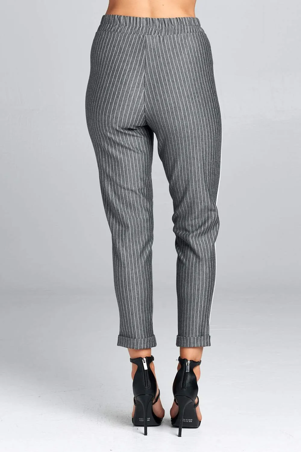 Women's High Waist Striped Pants SIZE S-L