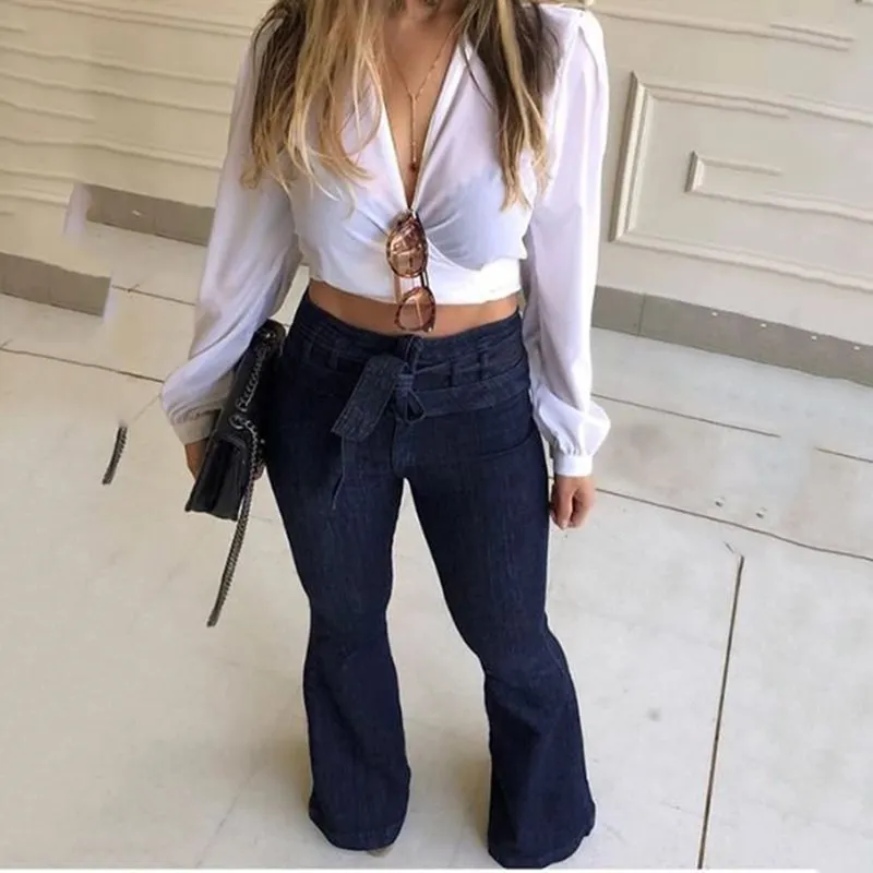 Women's Jeans High Waist Denim Pants