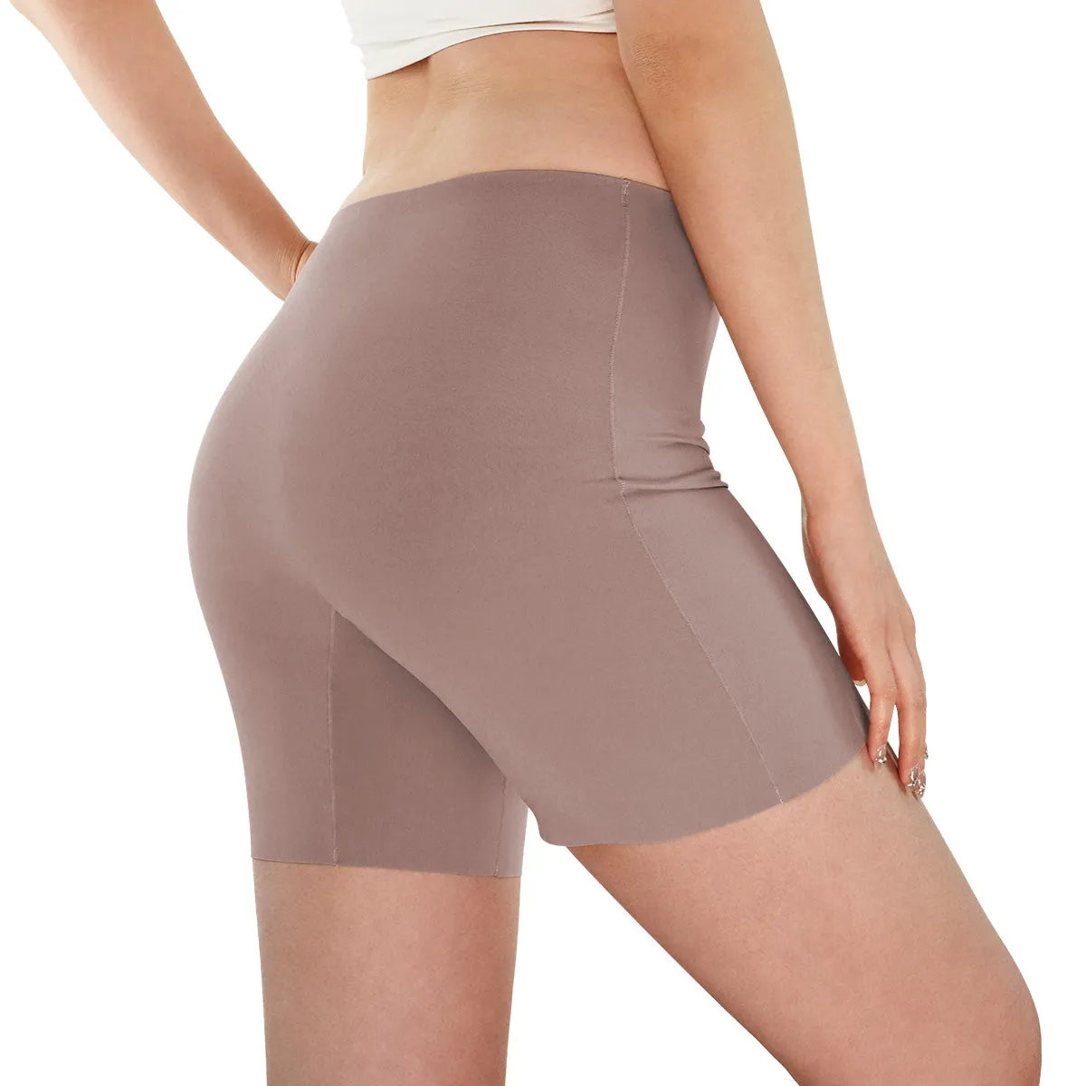 Womens Slip Shorts, Anti-Chafing Tummy ControlPanty Shorts LaceSeamless Undershorts For Dresses & Skirts
