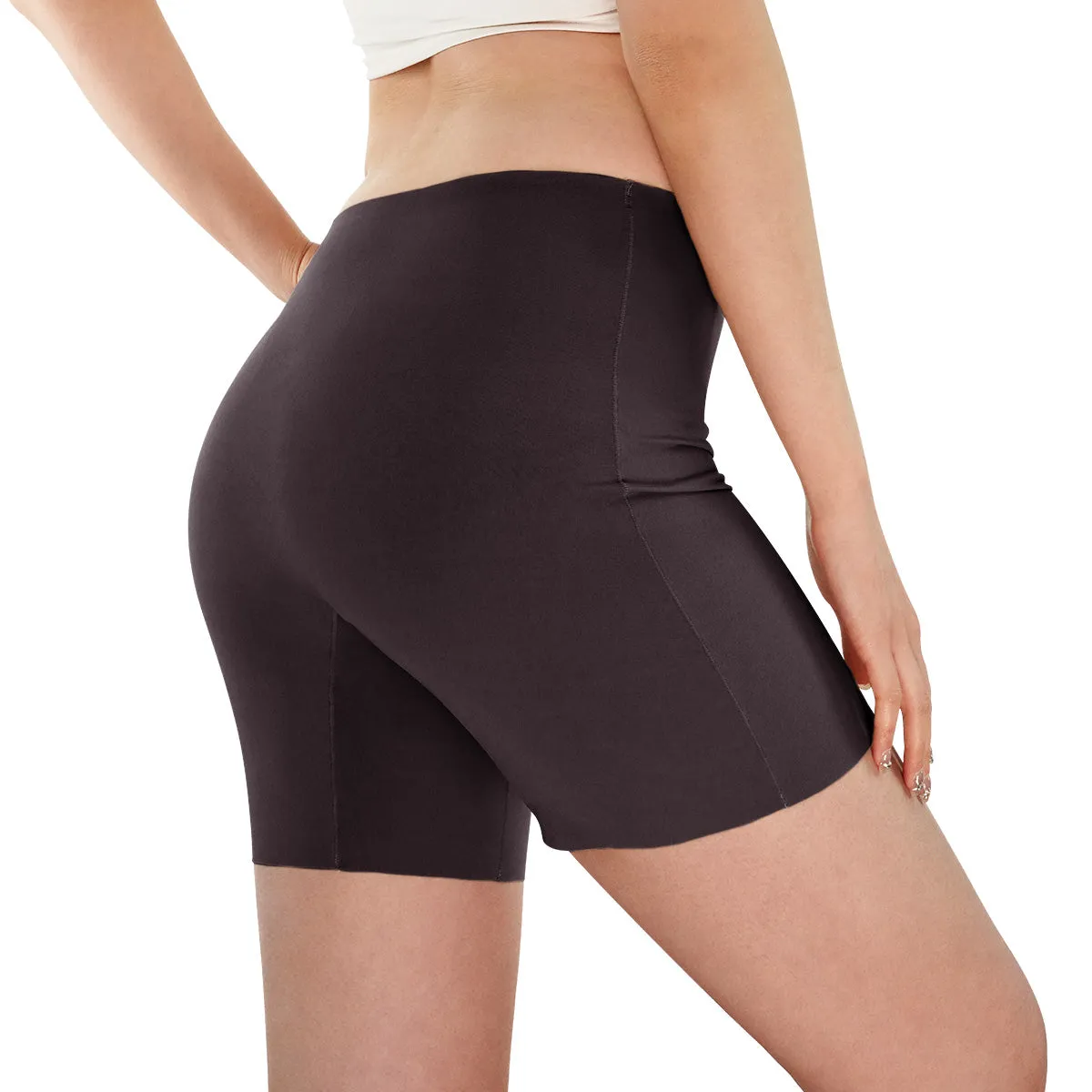 Womens Slip Shorts, Anti-Chafing Tummy ControlPanty Shorts LaceSeamless Undershorts For Dresses & Skirts