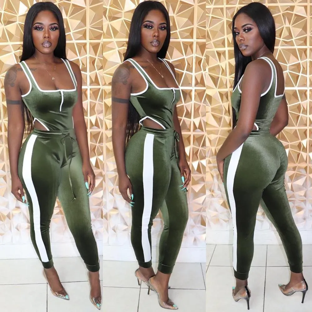 Women's Solid Color Slim Fit Stylish Jumpsuit - GlamzLife