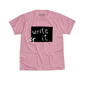 Writable t-shirt - pink