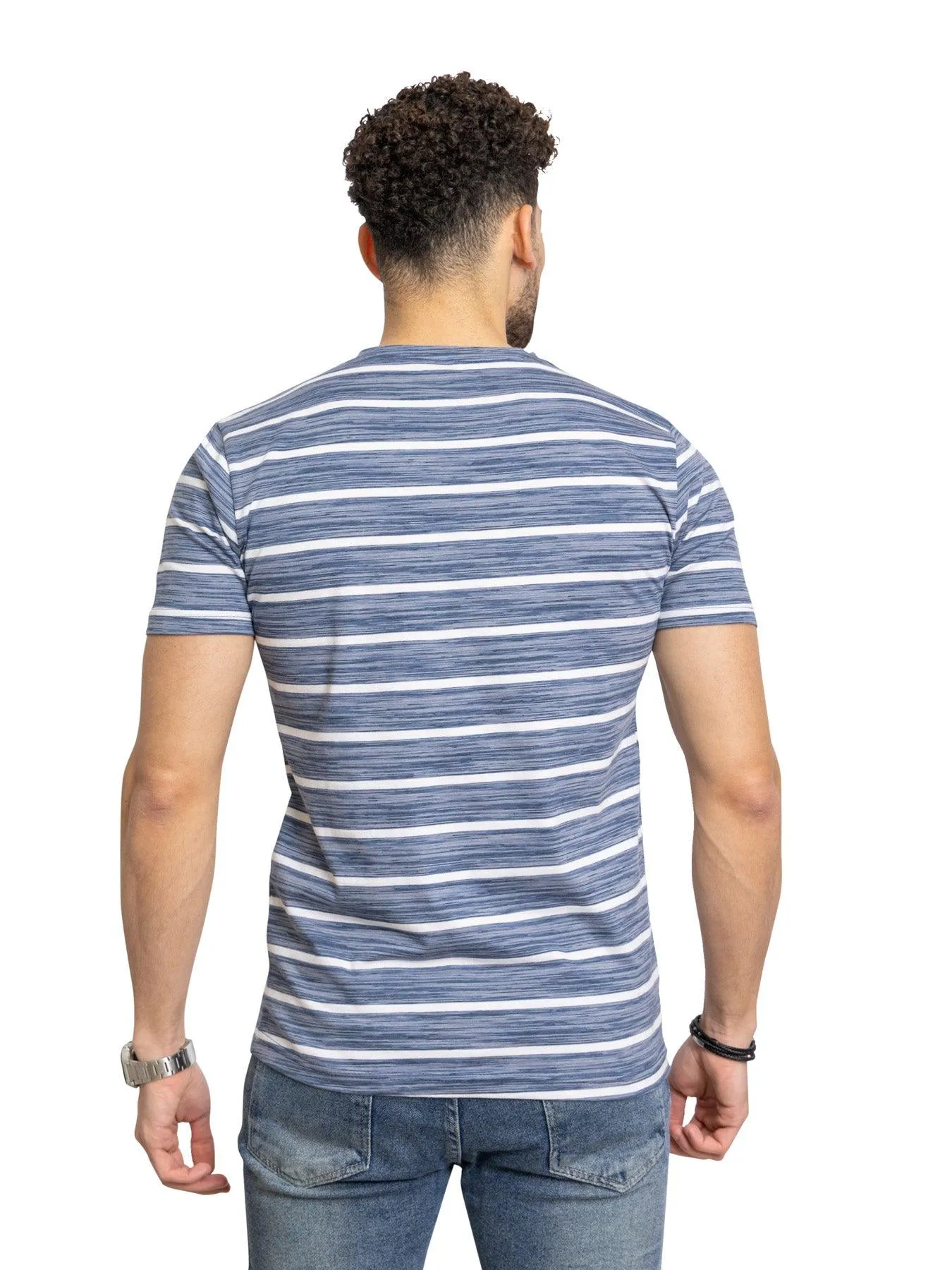 W.Striped Storm Striped Round T-shirt